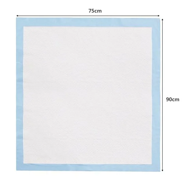 Tapis éducateurs pour Chiot 5 Couches Lot de 100 Tapis Absorant pour Animaux 75x90CM