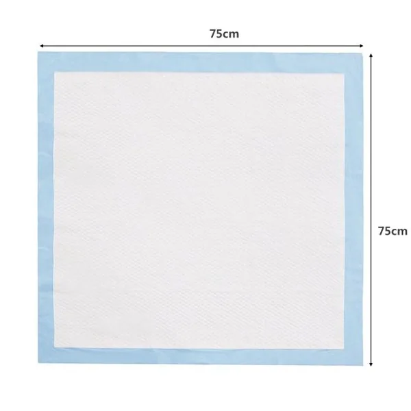 Tapis éducateurs pour Chiot 5 Couches Lot de 150 Tapis Absorant pour Animaux 75x75CM