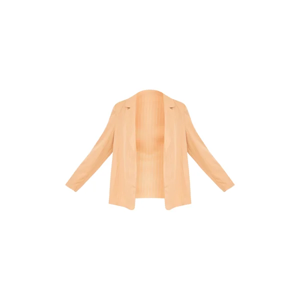 Taupe Blazer Dad Oversize À Fines Rayures Tissées