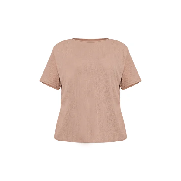 Taupe Haut Fluide Texturé Transparent Petite