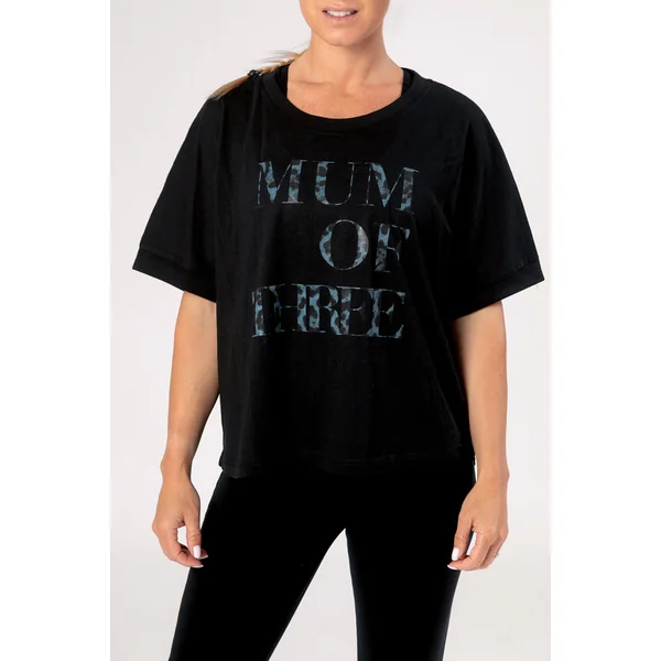 Tee-shirt - MUM OF Noir & Bleu