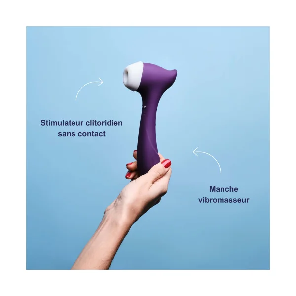 The Amazing - 2 en 1 - Vibromasseur et suceur de clitoris