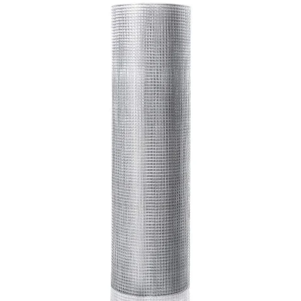 Toile Métallique de 0,9m x 15m Grillage Métallique pour Enclos de Poulets de Calibre 23 Grillage pour Cage avec Ouvertures de 7mm x 7mm