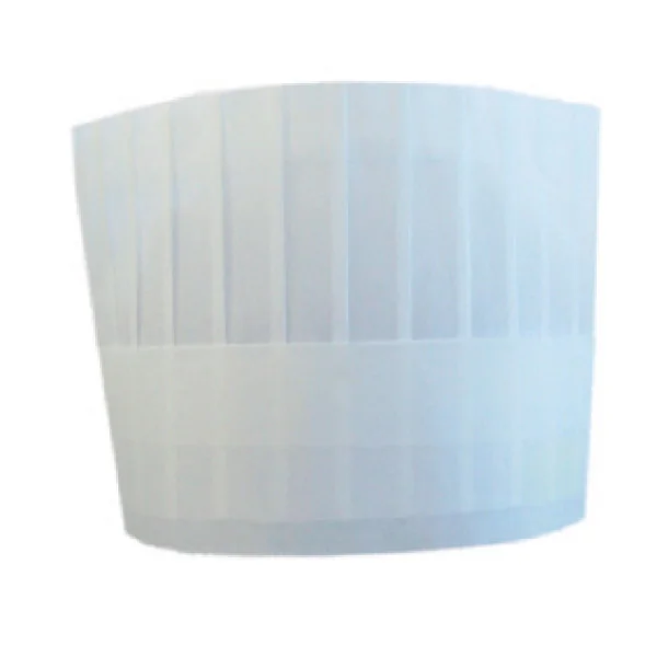 TOQUES AJUSTABLES CLASSIQUES 18 CM BLANC AIRLAID (10 UNITÉ) - Garcia de Pou