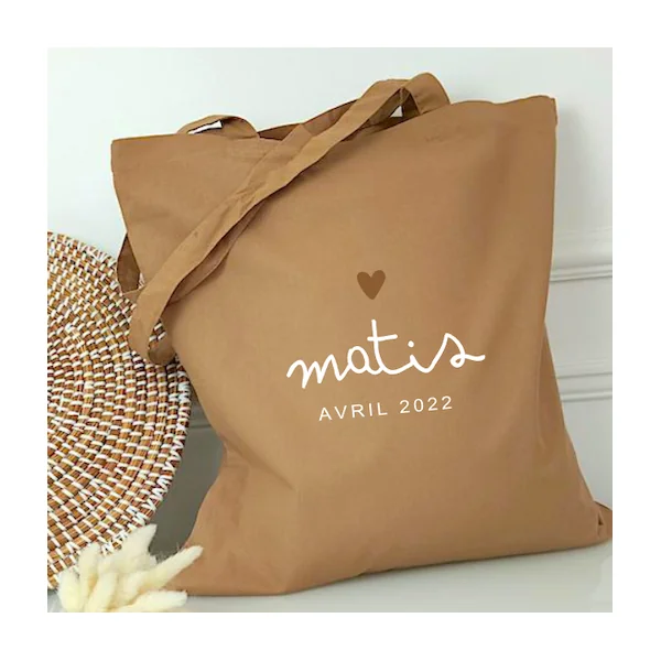Tote bag enfant coeur (3 coloris)