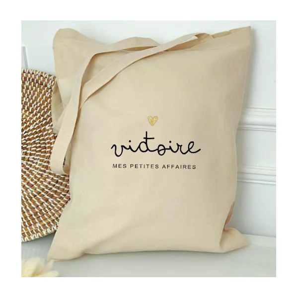 Tote bag enfant coeur (3 coloris)