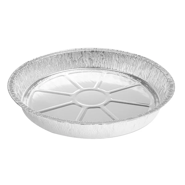 TOURTIÈRES RONDES 2160 ML Ø 28,8/24,9x4 CM ALUMINIUM (400 UNITÉ) - Garcia de Pou