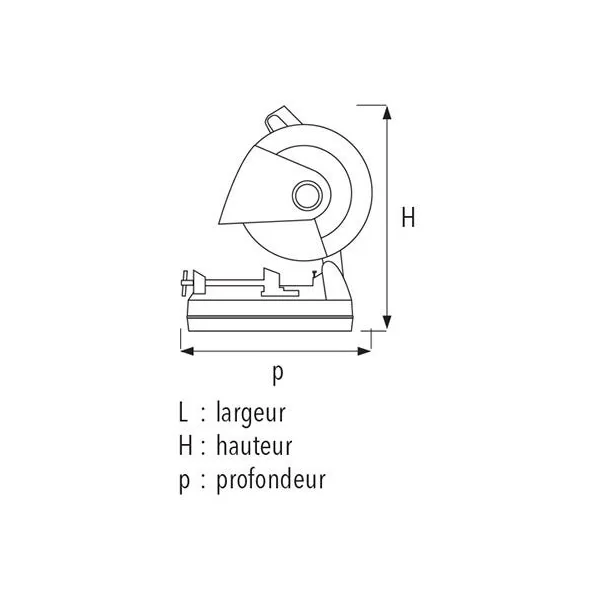 Tronçonneuse de chantier MCS350A + 10 disques SIDAMO