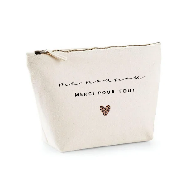 Trousse coton personnalisée Léopard