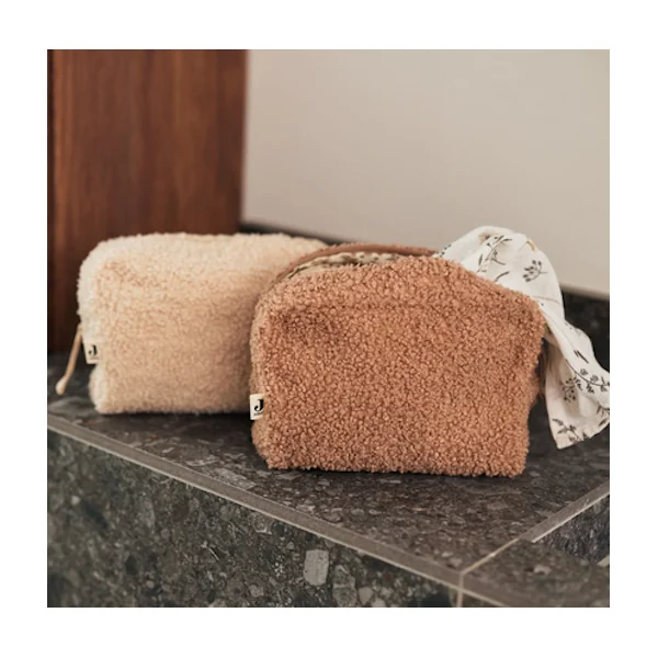 Trousse de toilette biscuit