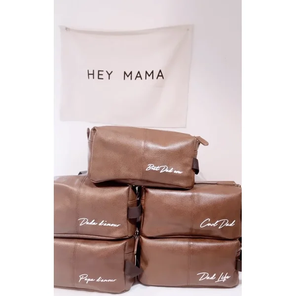 Trousse de toilette luxe personnalisée pour papa (ou tout homme qui mérite d'être gâté)