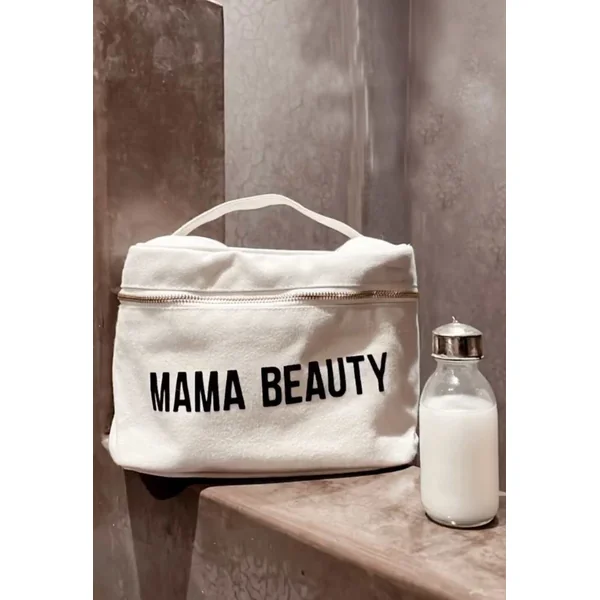 Trousse de Toilette Vanity "MAMA BEAUTY" – Personnalisée et Pratique