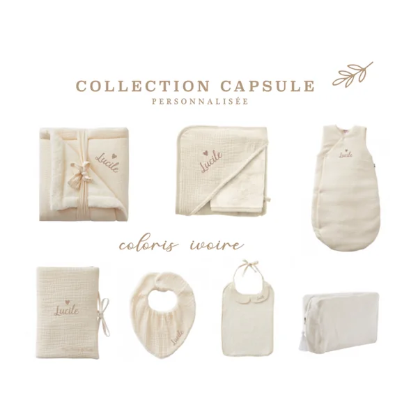 Trousse éponge ivoire