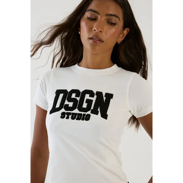 T-shirt Bébé Dsgn Studio Avec Appliqué En Éponge