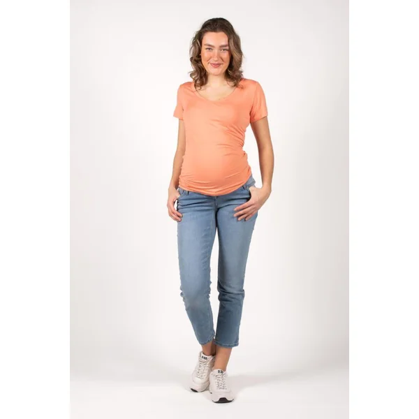T-shirt Grossesse Teesh - Abricot