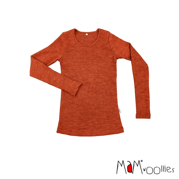 T-shirt laine mérinos MaM manches longues femme et ado – Coloris 2025/26