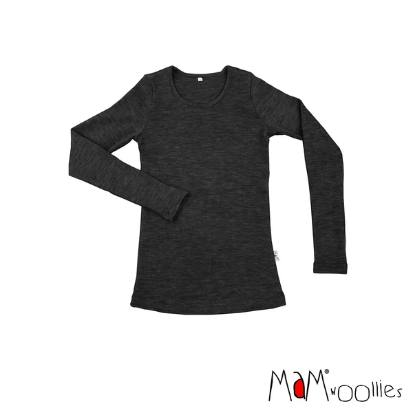 T-shirt laine mérinos MaM manches longues femme et ado – Coloris 2025/26