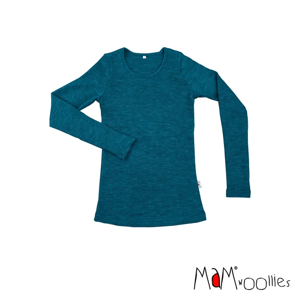 T-shirt laine mérinos MaM manches longues femme et ado – Coloris 2025/26