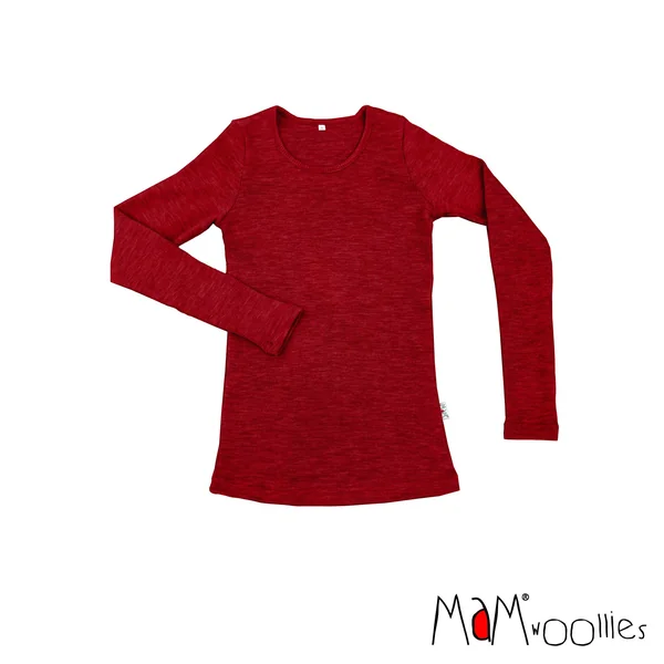 T-shirt laine mérinos MaM manches longues femme et ado – Coloris 2025/26