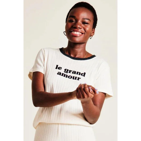 T-shirt "le grand amour" Jeanne