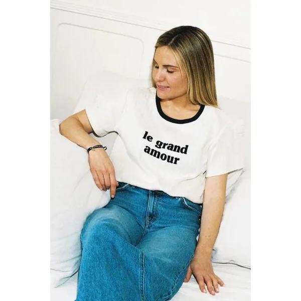 T-shirt "le grand amour" Jeanne
