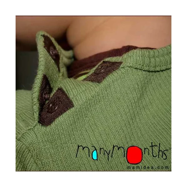 T-shirt mérinos ManyMonths manches courtes enfant
