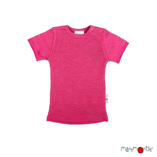 T-shirt mérinos ManyMonths manches courtes enfant