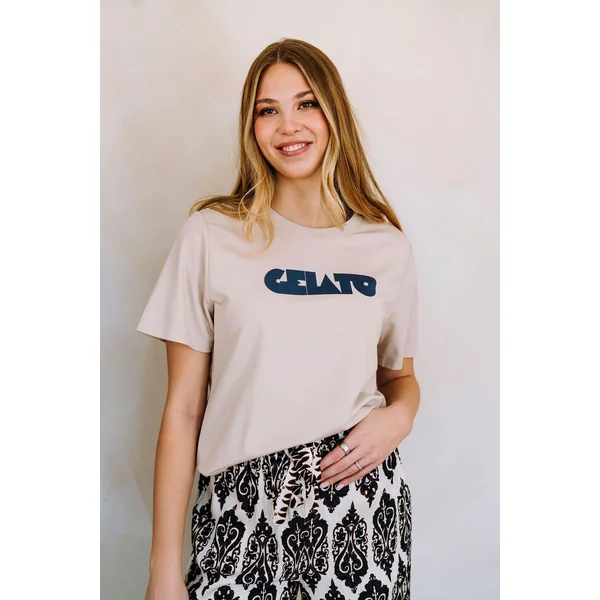 T-shirt oversize GELATO - taupe