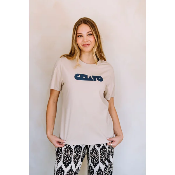 T-shirt oversize GELATO - taupe