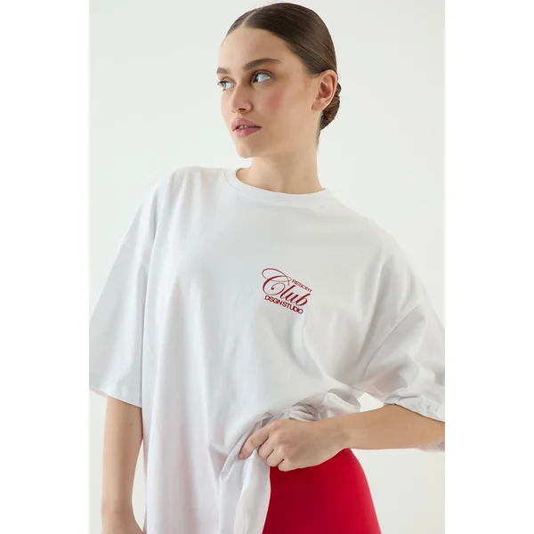 T-shirt Oversize Imprimé Resort Club Dsgn Studio