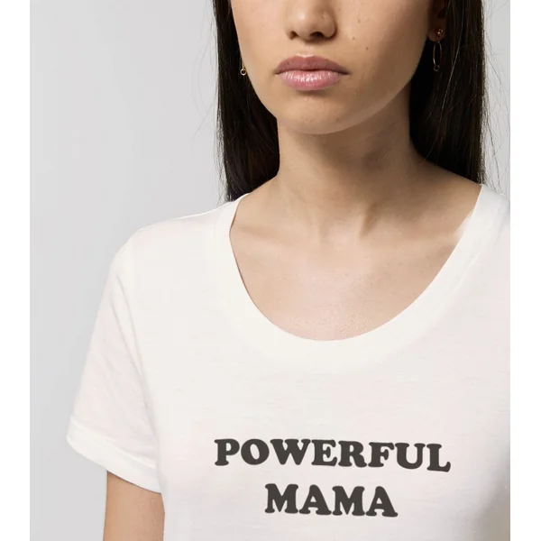 T-shirt Powerful Mama - Coton bio