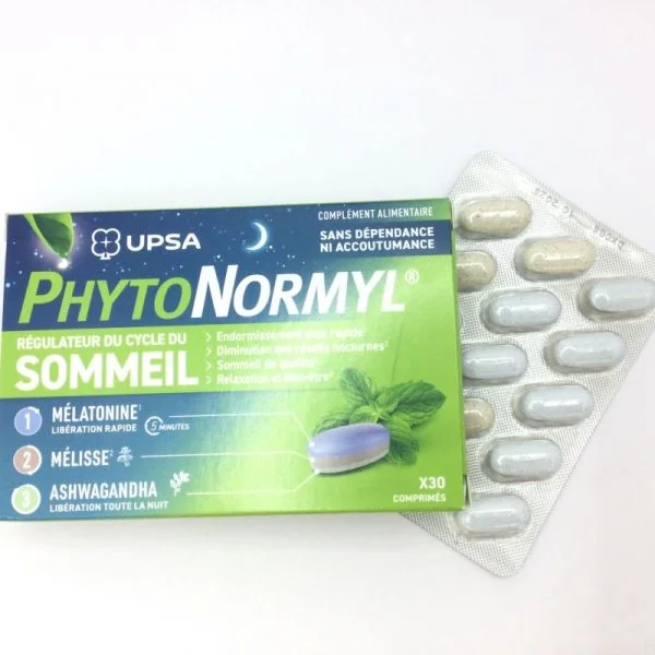 UPSA , PhytoNormyl, Régulateur du cycle du sommeil , 30 Comprimés , 3585550000849