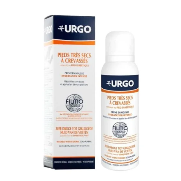 URGO - FILMOMOUSSE - Pieds très secs crevasses mousse hydratation intense - 125ml