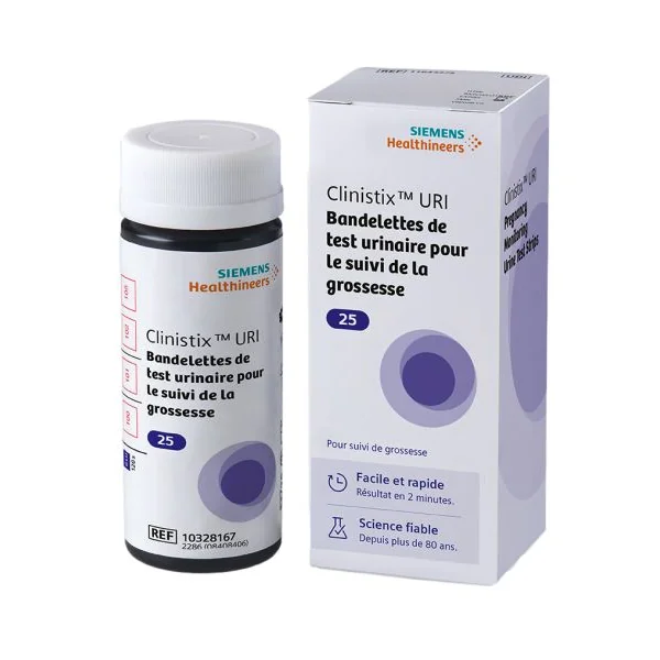 Uritest - Clinistix URI (La boîte de 25 bandelettes) - 4 Paramètres