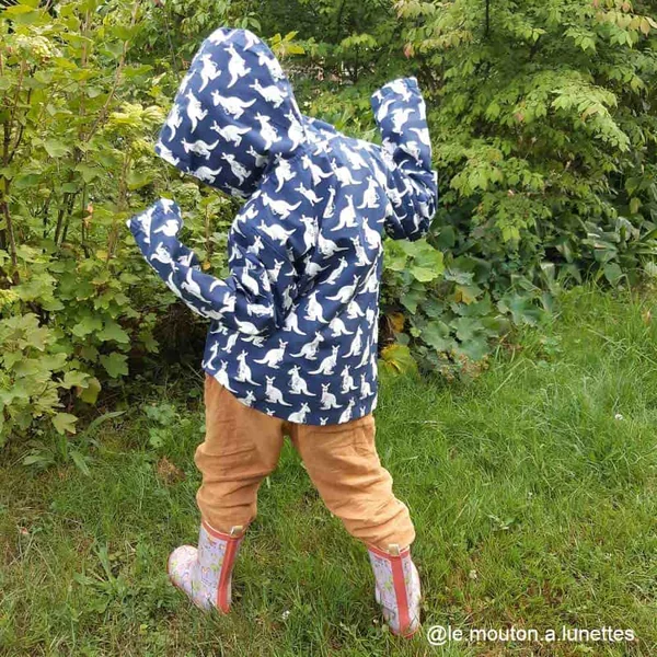 Veste coupe-vent en Coton bio déperlant - Loud and Proud