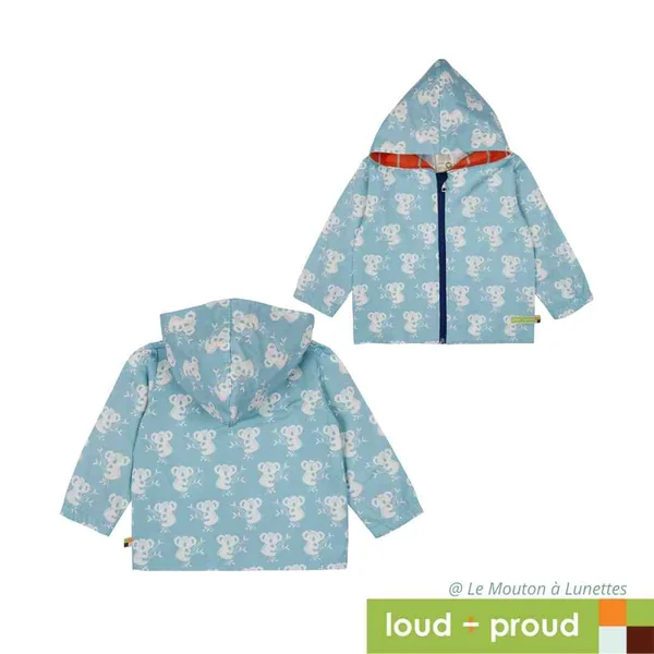 Veste coupe-vent en Coton bio déperlant - Loud and Proud