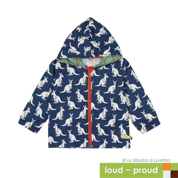 Veste coupe-vent en Coton bio déperlant - Loud and Proud