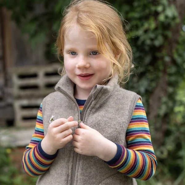 Veste sans manches en laine polaire naturelle pour enfant - ENGEL NATUR