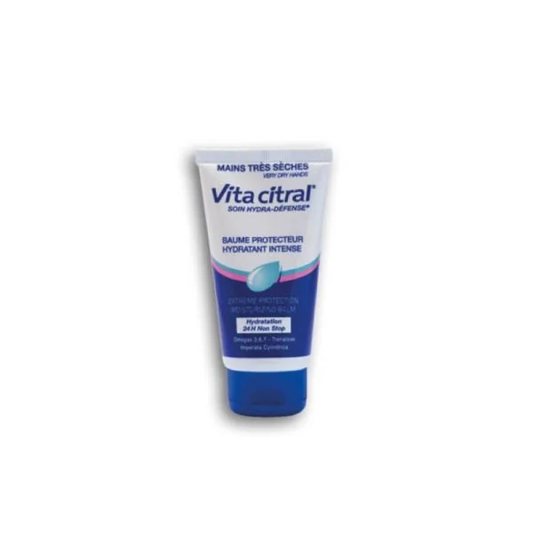 VITA CITRAL Soin Hydra Défense 75ml - Baume Protecteur Hydratant Intense - Mains très Sèches
