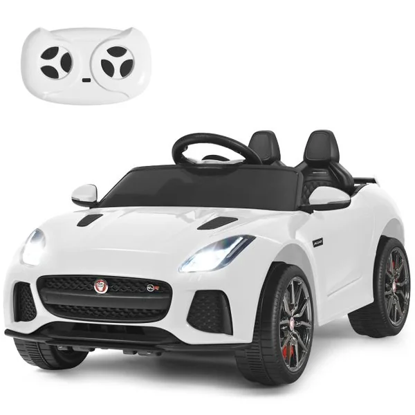 Voiture Électrique 12V pour Enfants 3-8 Ans avec Télécommande 2.4G Suspension à Ressorts et 2 Portes Verrouillables 5 Couleurs