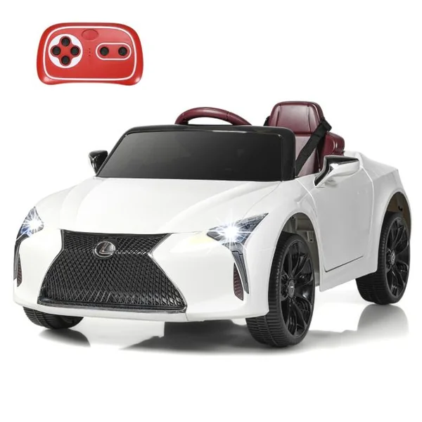 Voiture Électrique 12v Sous Licence Officielle Lexus pour Enfant Blanc