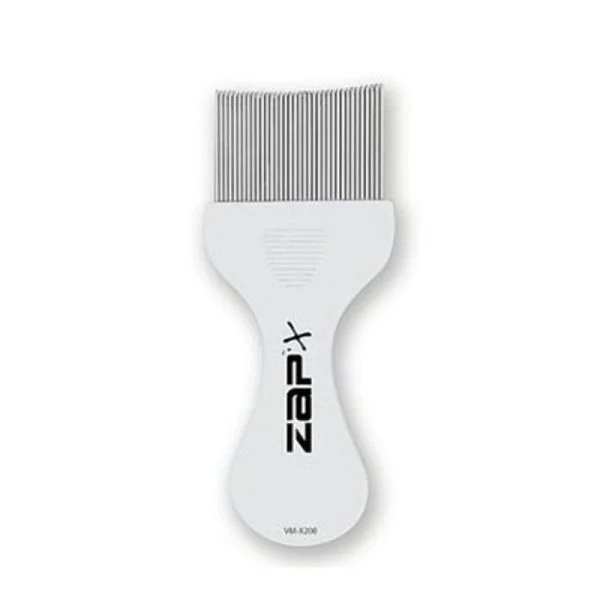 ZAP X VM-X200 - Peigne Spécial Lentes en Métal avec Dents Micro Dentées Hélicoïdales - Bte/1 - VISIO