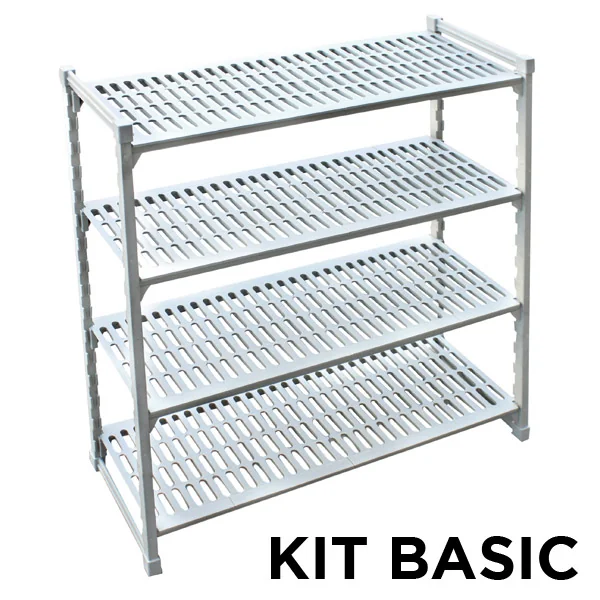 ÉTAGÈRE VENTILÉE WINDSHELVING 61x152,5x180 CM GRIS ACIER (1 UNITÉ) - Garcia de Pou