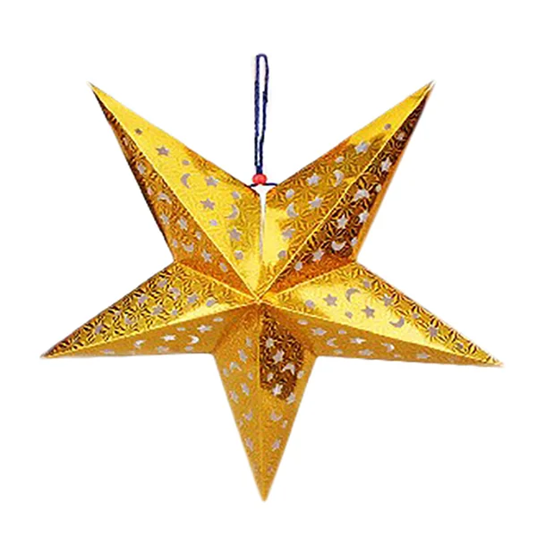 ÉTOILES À PENDRE Ø 45 CM OR PAPIER (10 UNITÉ) - Garcia de Pou