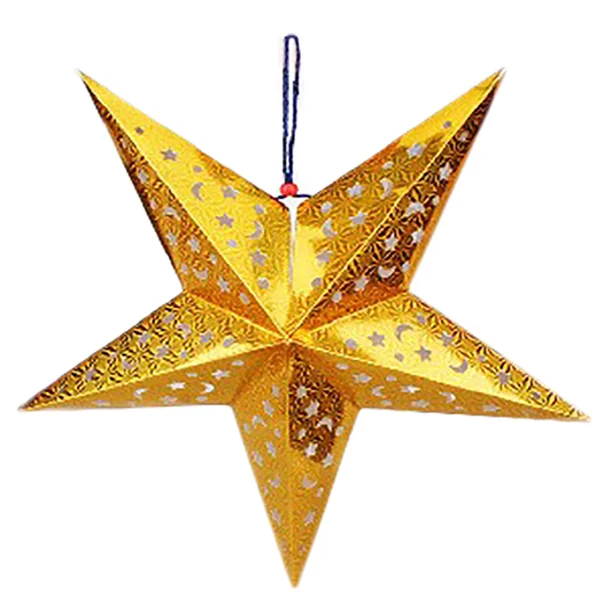 ÉTOILES À PENDRE Ø 90 CM OR PAPIER (10 UNITÉ) - Garcia de Pou
