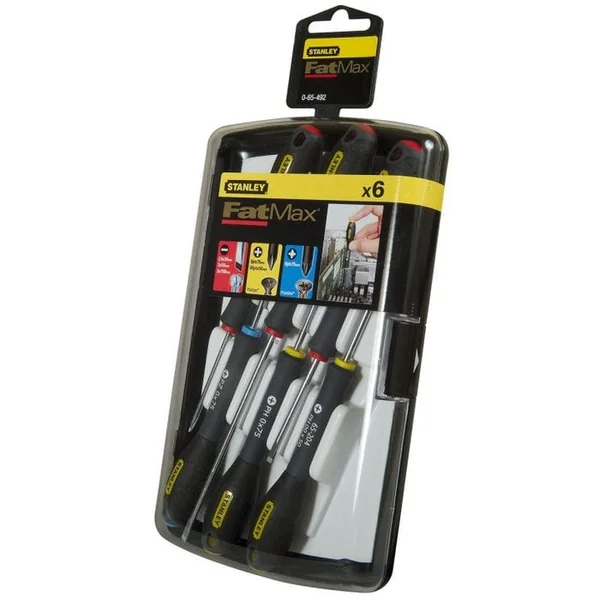 Étui 6 tournevis de précision 3 plats 3 PH STANLEY